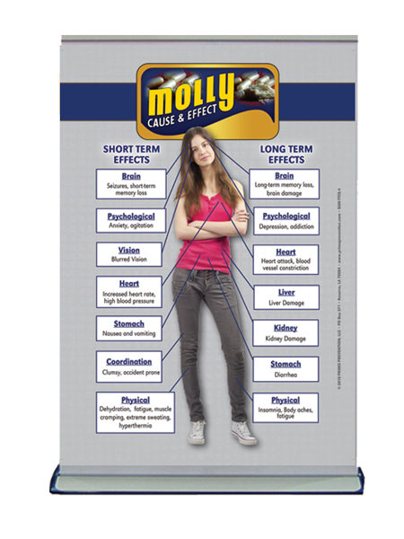 Table Top Retractable Banner C&E Molly