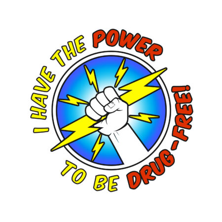 I Have the Power to Be Drug Free Temporary Tattoo